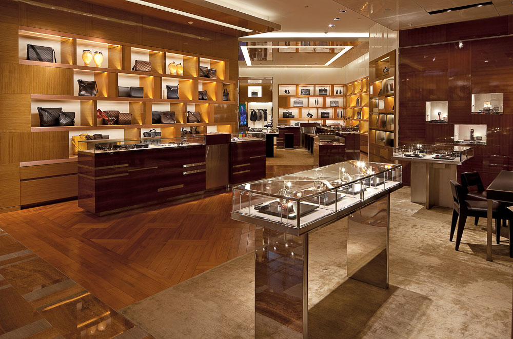 LOUIS VUITTON奢侈品店铺展厅摄影