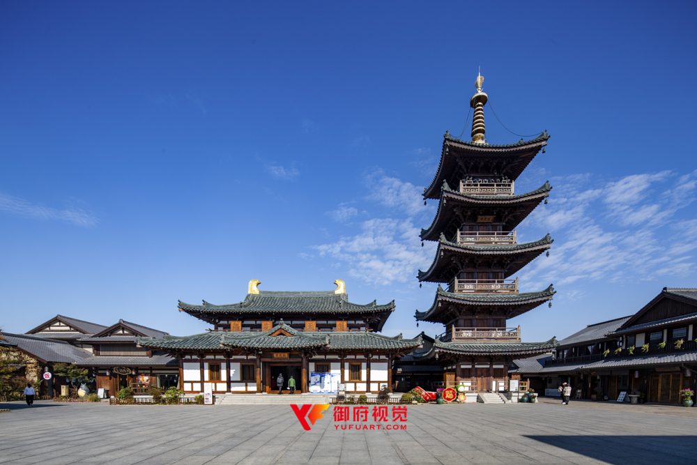 佛教建筑形象广告拍摄