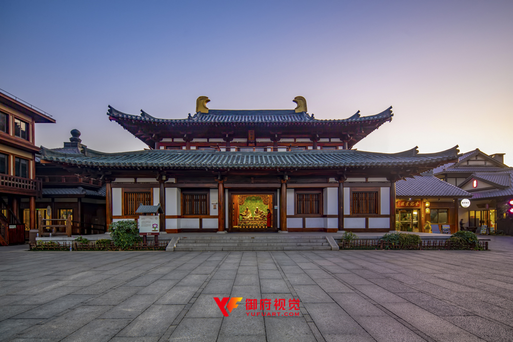 佛教建筑形象广告拍摄
