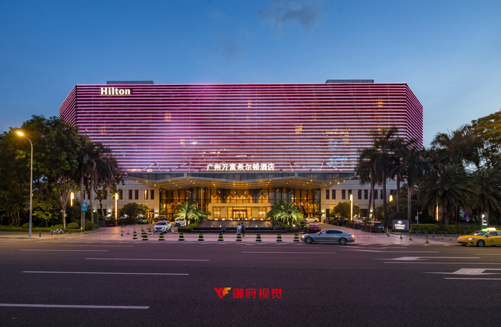 万富希尔顿五星级航拍摄影