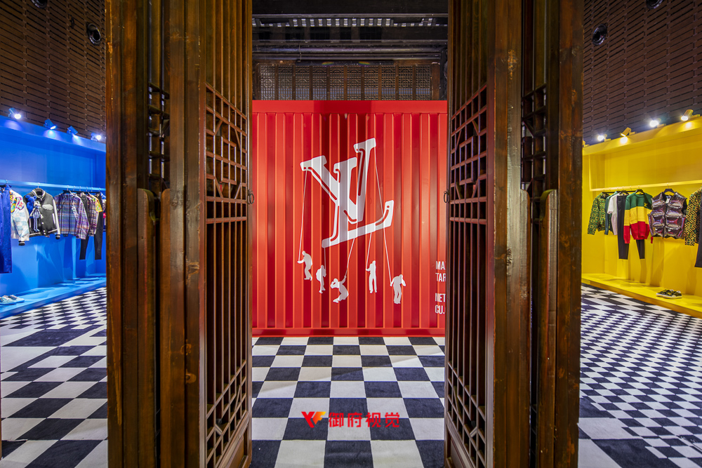 成都太古里,LV,路易威登,奢侈品店铺,展厅摄影