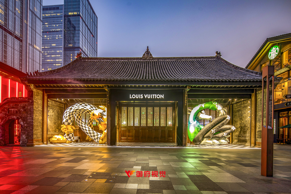 成都太古里,LV,路易威登,奢侈品店铺,展厅摄影