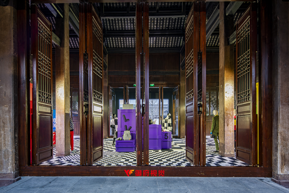 成都太古里,LV,路易威登,奢侈品店铺,展厅摄影