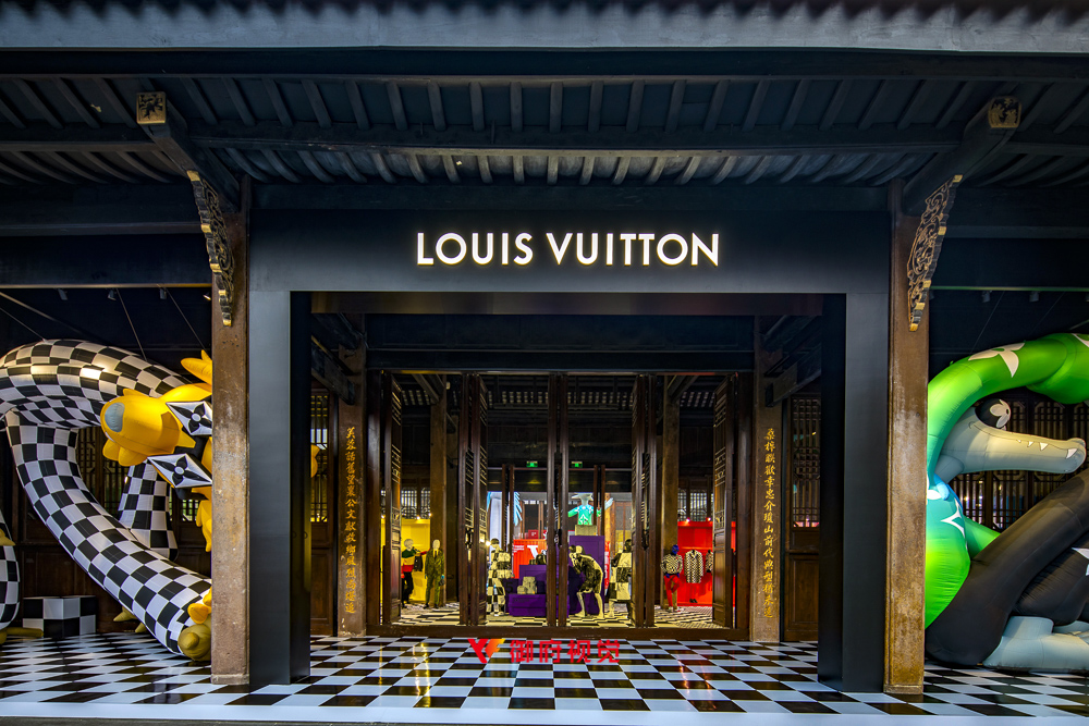 成都太古里,LV,路易威登,奢侈品店铺,展厅摄影