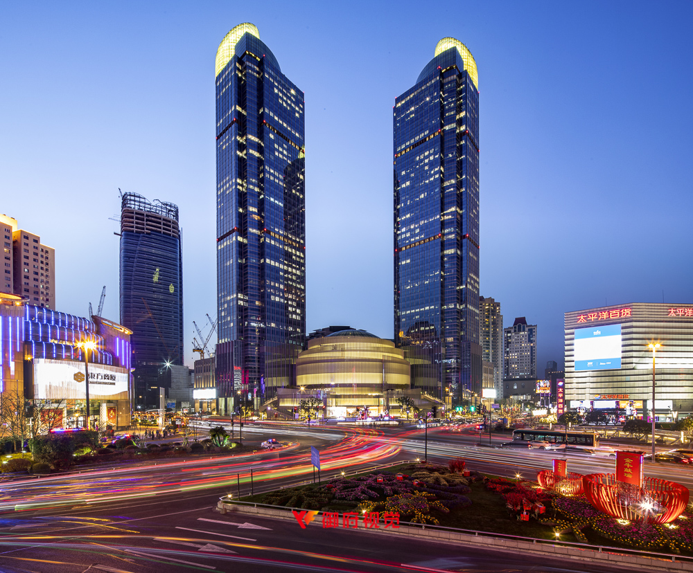 上海徐家汇,港汇中心,商业建筑摄影,上海建筑摄影