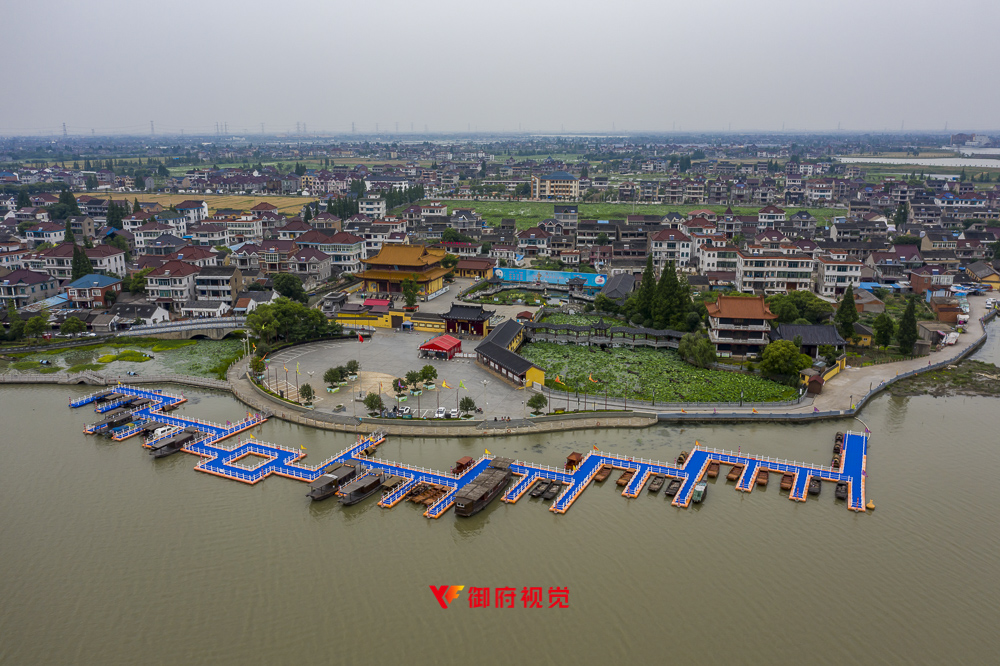 嘉兴市,莲泗荡,风景区,旅游广告航拍