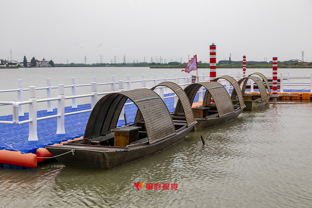 嘉兴市,莲泗荡,风景区,旅游广告航拍