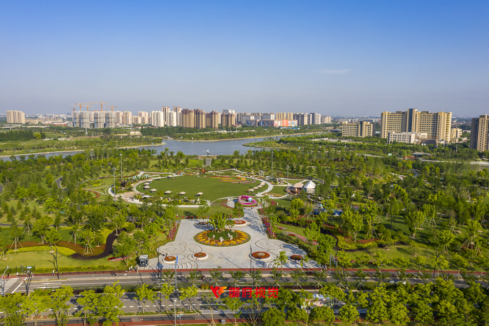 上海奉贤,泡泡公园,公园,航拍摄影