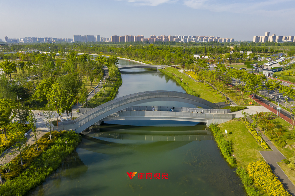 奉贤新城,上海之鱼,人工湖,航拍摄影,旅游广告拍摄