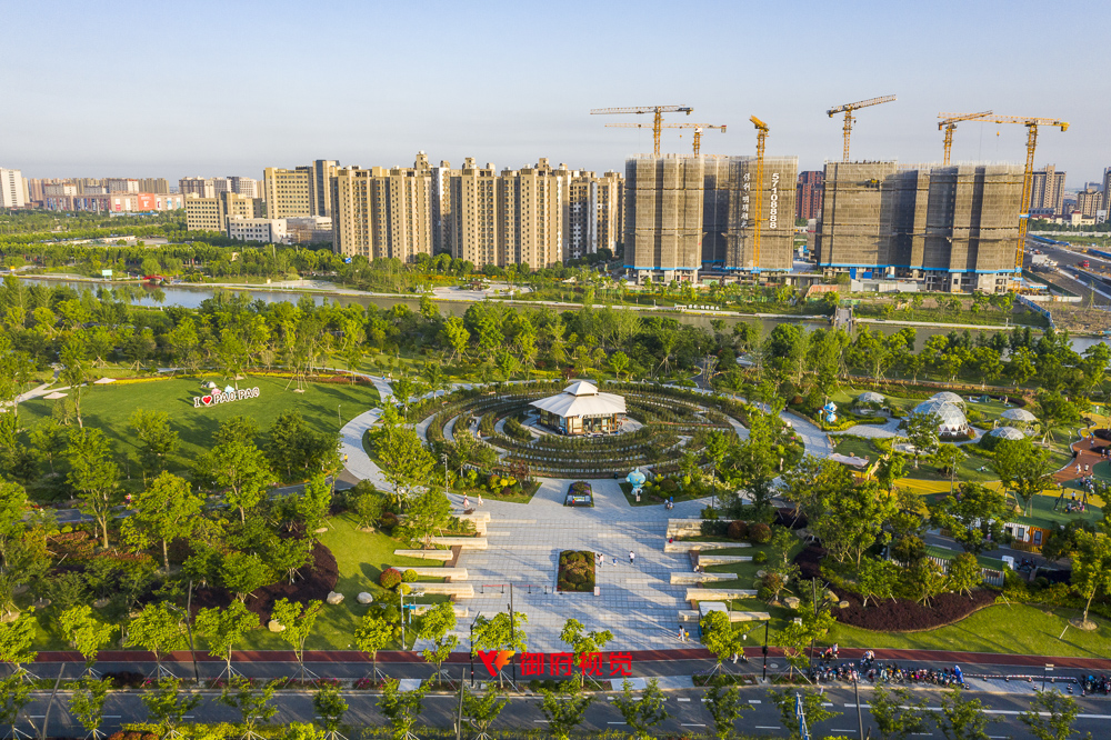 上海奉贤,泡泡公园,公园,航拍摄影