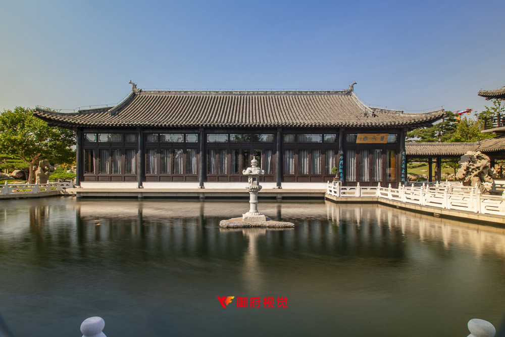 临沂,古典中式园林,琅琊园,旅游宣传广告