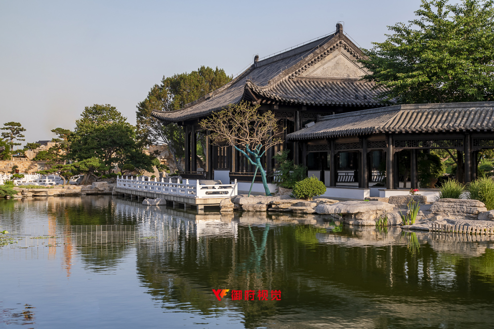 临沂,古典中式园林,琅琊园,旅游宣传广告