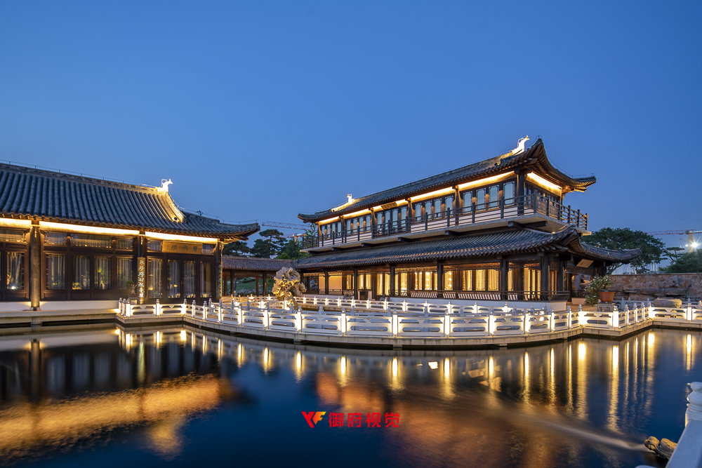 临沂,古典中式园林,琅琊园,旅游宣传广告