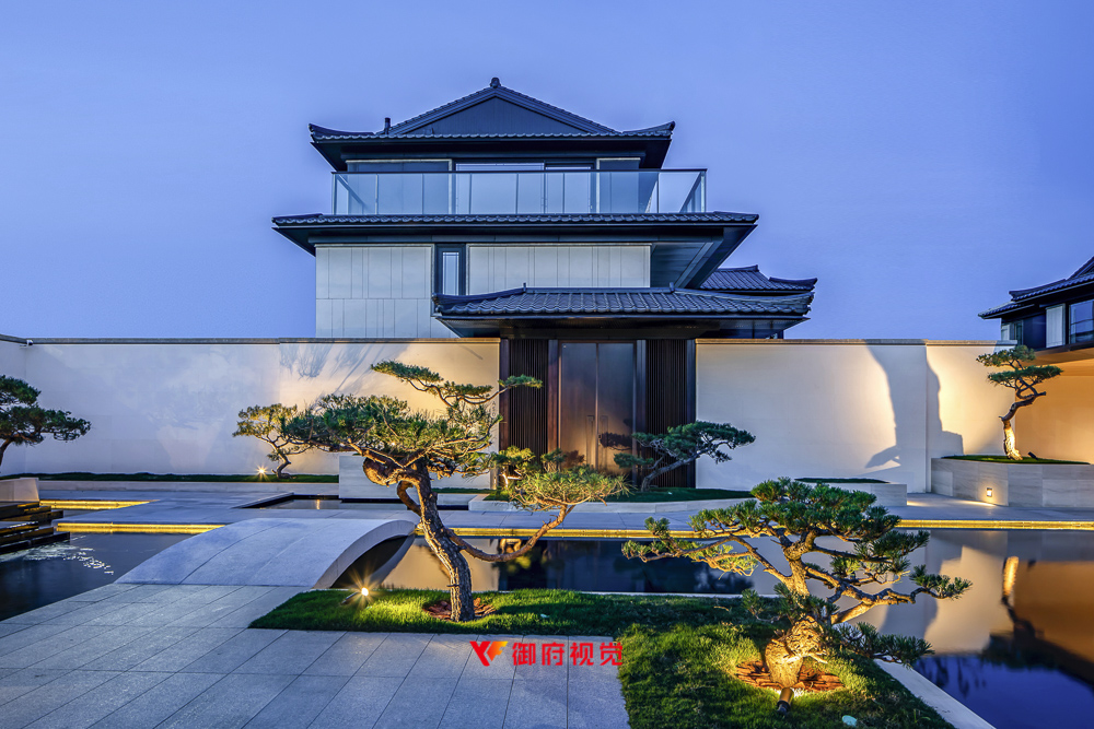 山东临沂,奥正雅园,中式别墅,地产广告摄影