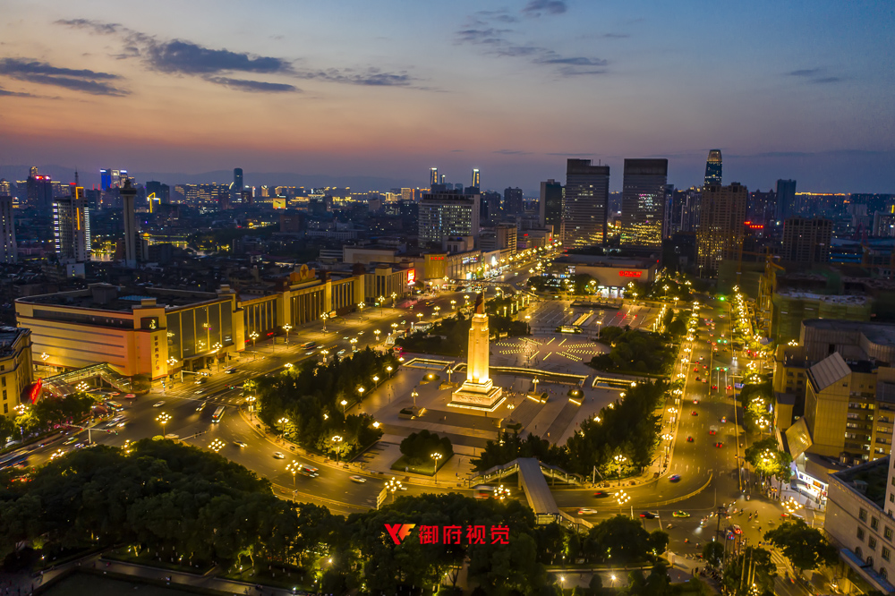 南昌地标,南昌八一广场，城市广告拍摄