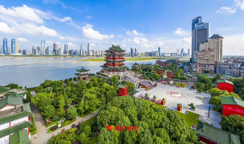 南昌地标,滕王阁,旅游广告,航拍摄影