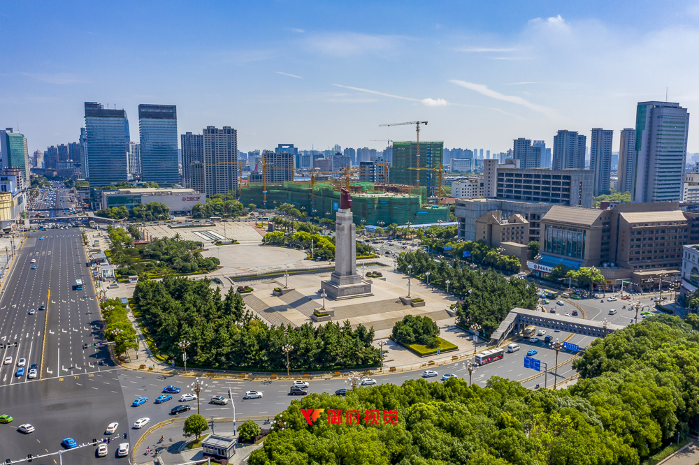 南昌地标,南昌八一广场，城市广告拍摄